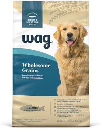 Senior Dog Food Review: Does Amazon’s Wag Salmon & brown Rice Deliver Quality?