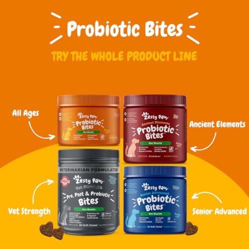 Zesty Paws Probiotics for Dogs: A Chewable Solution for Happy, Healthy Tummies