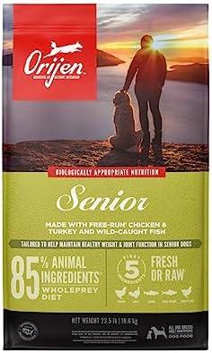 top Senior Dry Dog Foods for Healthy Aging: ORIJEN, Purina & Blue Buffalo