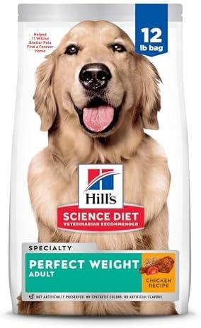 Top Hill's Science Diet Perfect Weight Options for ⁤Healthy Dog⁢ weight Management